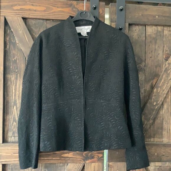 Rena Rowan Jackets & Blazers - Rena Rowan black dress coat jacket sz-6P